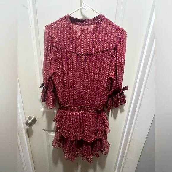 NWOT Misa Los Angeles chiffon dress - Picture 6 of 9